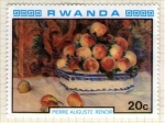 Stamps Rwanda -  54 Pierre Auguste Renoir