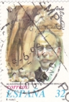 Stamps Spain -  MARIANO BENLLIURE- escultor 50 anieversario de su muerte (2)