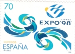 Stamps Spain -  EXPO-98 LISBOA  (2)
