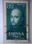 Sellos de Europa - Espa�a -  Ed:1168- Día del Sello 1955- San Ignacio de Loyola-1492-1556