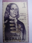Stamps Spain -  Ed:1752- Forjadores de América- José A. Manso de Velasco.