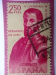 Stamps Spain -  Ed:1303- Forjadores de América-IV Cent. del descubrimiento de la Florida- Hernando de Soto.