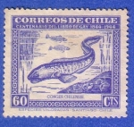 Stamps Chile -  Centenario del libro de Gay