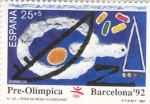 Sellos de Europa - Espaa -  PRE-OLÍMPICA BARCELONA-92  (2)