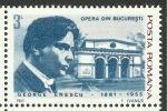 Stamps Romania -  Enescu