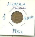 monedas del Mundo : Europa : Alemania :  ALEMANIA FDERAL