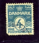 Stamps Europe - Denmark -  Cifras