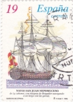 Stamps Spain -  NAVÍO SAN JUAN NEPOMUCENO (2)