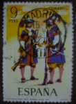 Stamps : Europe : Spain :  Mosquetero Tercio Morados