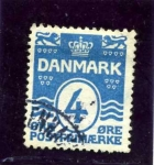 Stamps Denmark -  Cifras