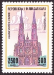 Stamps Madagascar -  AUSTRIA - Centro histórico de Viena