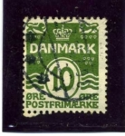 Stamps Denmark -  Cifras