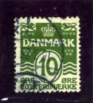 Stamps Denmark -  Cifras