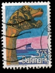 Stamps Denmark -  proa de drakar