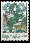 Stamps Denmark -  ilustracion pajaro
