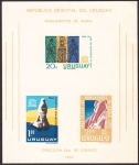 Stamps Uruguay -  Egipto - Monumentos de Nubia de Abu Simbel en Philae 