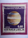 Sellos de America - Venezuela -  X Aniversario del Planetario Humboldt - Jupiter