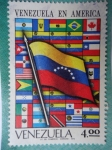 Stamps Venezuela -  Venezuela en América.