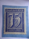 Stamps Germany -  Deutsches Reich - Números - serie Básica