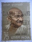 Stamps India -  Centenario del Nacimiento de Mahatma Gandhi 1869-1969.