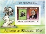 Stamps : America : Honduras :  Homenaje al Centenario de La Muerte de Sir Rowland Hill