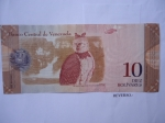 monedas del Mundo : America : Venezuela :  Banco Central de Venezuela- Aguila Arpía y el Parque Nacional de Canaima.