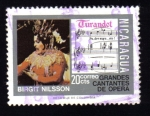 Stamps Nicaragua -  Grandes Cantantes de Opera