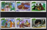 Stamps : America : Grenada :  Lady and The Tramp