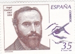 Stamps Spain -  ANGEL GANIVET 1865-1898, escritor    (2)