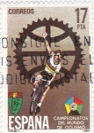 Stamps Spain -  CAMPEONATOS DEL MUNDO DE CICLISMO  (2)