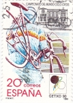 Stamps Spain -  CAMPEONATOS DEL MUNDO DE CICLOCROS-GETXO-90  (2)