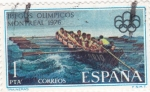 Stamps Spain -  JUEGOS OLÍMPICOS DE MONTREAL 1976 -Traineras   (2)