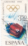 Stamps Spain -  JUEGOS OLÍMPICOS DE GRENOBLE 1968   (2)