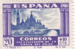 Stamps Spain -  BASÍLICA DEL PILAR- ZARAGOZA   (2)