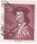 Stamps Spain -  V CENTENARIO DEL NACIMIENTO DE FERNÁNDO EL CATÓLICO   (2)
