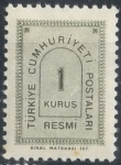 Stamps Turkey -  TURQUIA SCOTT_O84.02 CORREO OFICIAL. $0.20