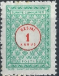 Stamps : Asia : Turkey :  TURQUIA SCOTT_O113 CORREO OFICIAL. $0.20