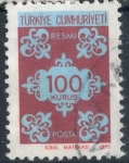 Stamps Turkey -  TURQUIA SCOTT_O138 CORREO OFICIAL. $0.20