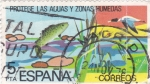 Stamps : Europe : Spain :  PROTEGE LAS AGUAS Y ZONAS HÚMEDAS  (2)