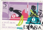 Stamps Spain -  CINTURÓN DE SEGURIDAD   (2)