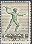 Stamps Greece -  GRECIA SCOTT_398 ZEUS DE DODONA. $0.20