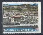 Sellos de Europa - Grecia -  GRECIA SCOTT_1691.01 VISTA DEL AYTO. DE VOLOS, EN MADERA POR A. TASSOU. $0.2