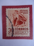 Stamps : America : Mexico :  Michoacan- Danza de los Moros