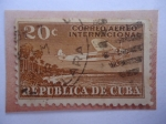 Sellos de America - Cuba -  Correo Aéreo Internacional- república de Cuba