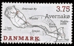 Stamps Denmark -  MAPA ABERMAKO