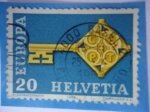 Stamps Switzerland -  Europa CEPT 1968 - Llave - Llave con la insignia del C.E.P.T