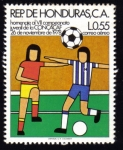 Stamps Honduras -  Homenaje al VII Campeonato Juvenil de la CONCACAF 1978