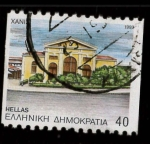 Stamps Greece -  CHANIS
