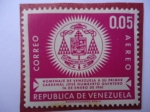 Sellos de America - Venezuela -  República de Venazuela - Homenaje de Venazuela a su primer Cardenal José Humberto Quintero-(16 de Di