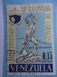 Sellos de America - Venezuela -  Centenario de la Ciudad de Caracas, 1567-1967- Cacique Guaicaipuro.